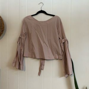 Free people dusty pink top